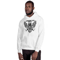 Unisex Hooded Sweatshirt - Black Eagle- American