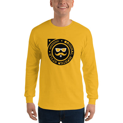 Men's Long Sleeve T-Shirt - Original Hipster Style