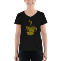 Women's V-Neck T-shirt - Herbal tea tastes better when its coffee